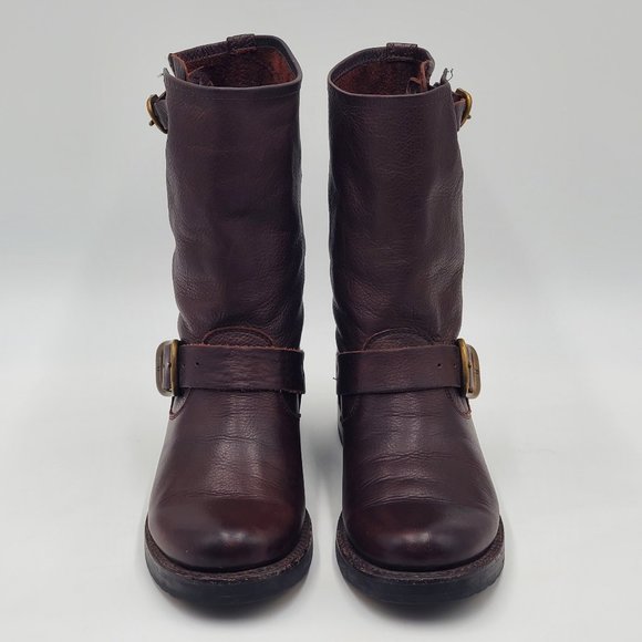 Frye Leather Moto Boots - Picture 10 of 15